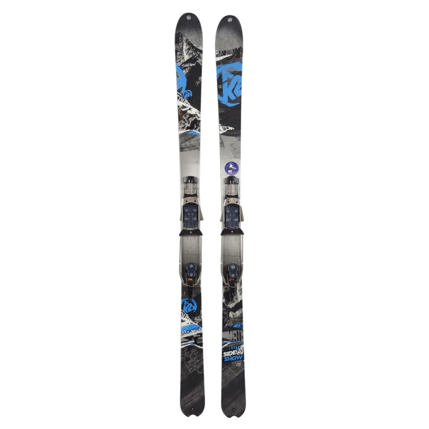 K2 SideShow 181cm + 22 Designs Hammerhead Bindings - USED 3 K2 SideShow 181cm + 22 Designs Hammerhead Bindings - USED
