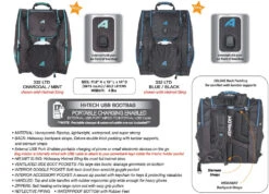 Athalon LTD Deluxe Everything USB Ski Boot Bag -Ski Gear Store 332ATHLTDBB