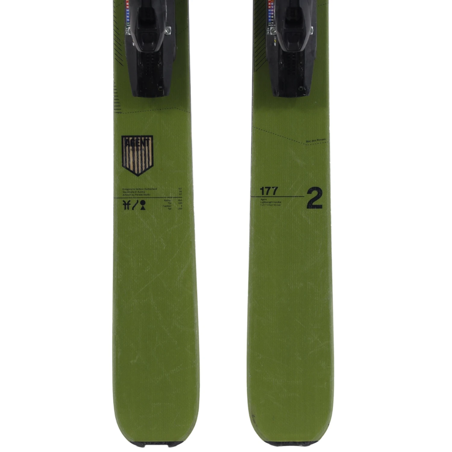 Faction Agent 2 177cm + Demo Bindings 2023 - USED 7 Faction Agent 2 177cm + Demo Bindings 2023 - USED - Image 5