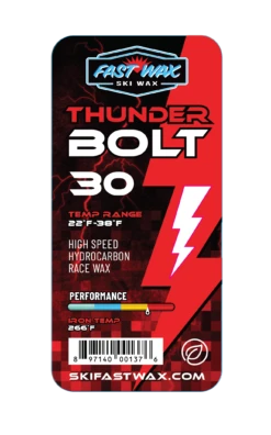 Fast Wax Thunderbolt 30 Race Wax - 80g