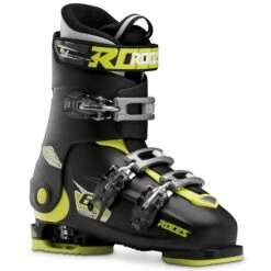 Roces IDEA Free Adjustable Youth Ski Boots | Size 22.5 - 25.5 MP -Ski Gear Store RocesIDEAFree22.5 25.5BlackLimeGreen