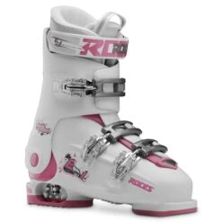 Roces IDEA Free Adjustable Youth Ski Boots | Size 22.5 - 25.5 MP -Ski Gear Store RocesIDEAFree22.5 25.5WhiteDeepPink