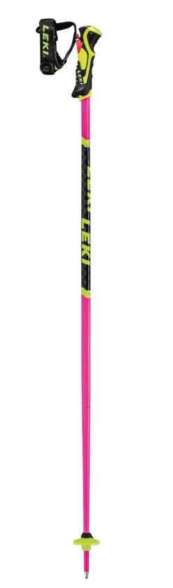 Leki WCR Lite SL 3D Junior Slalom Ski Poles - DISCONTINUED -Ski Gear Store wcr pink